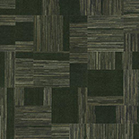 Forbo Coral Interior | 1518 Rain Forest | Groene droog- en schoonloopmat | Tegels (12 st) | 10mm