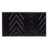 Hamat Lima 512 Wasbare Droogloopmat 67 x 120 cm | Design deurmat Herringbone Zwart