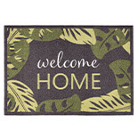 Hamat Mondial 555 Welcome Leaves 40 x 60 cm | Schoonloopmat met tekst