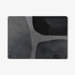 Mótif Artiste Noir - Zwarte wasbare deurmat met abstract patroon