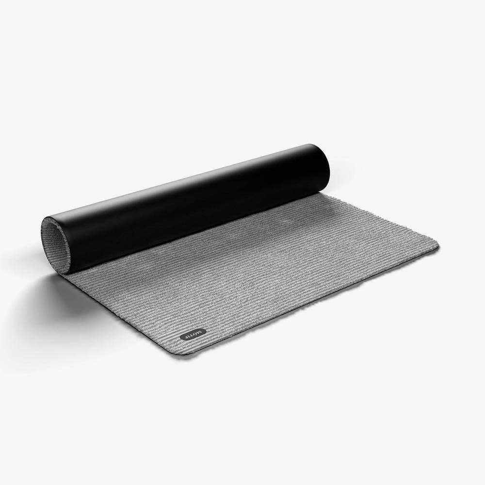 Matterly Rayure Gris Perle - Grijze wasbare deurmat met streep patroon