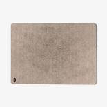 Matterly Rayure Vanille - Roze beige wasbare deurmat met streep patroon