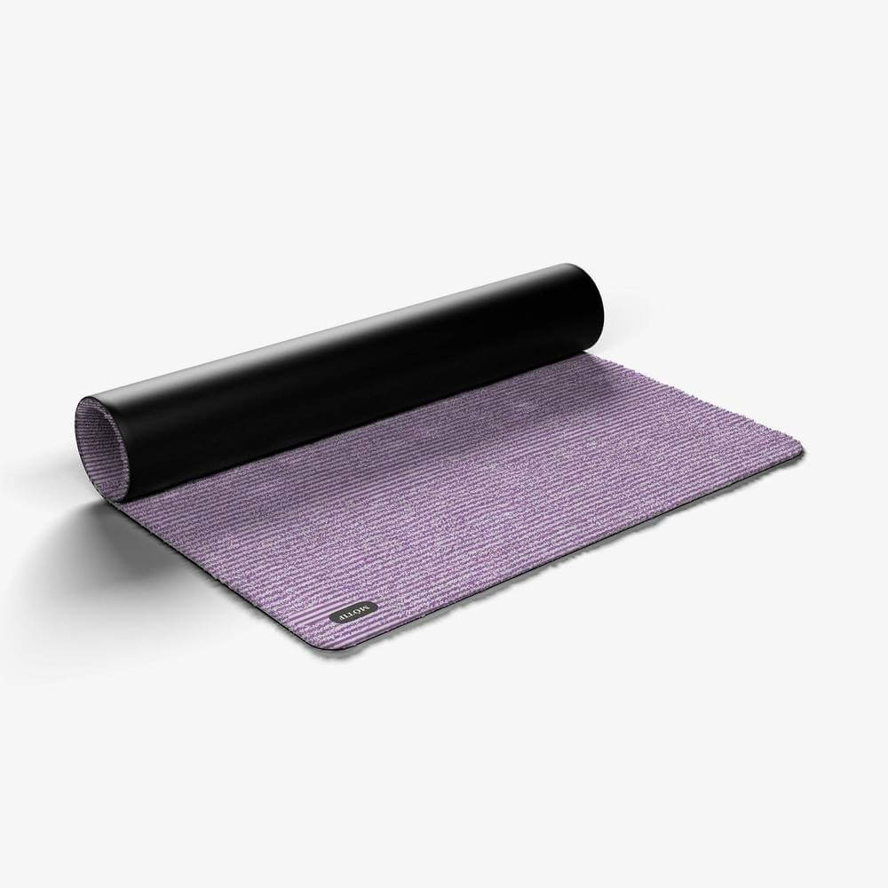 Matterly Rayure Violet - Paarse wasbare deurmat met streep patroon